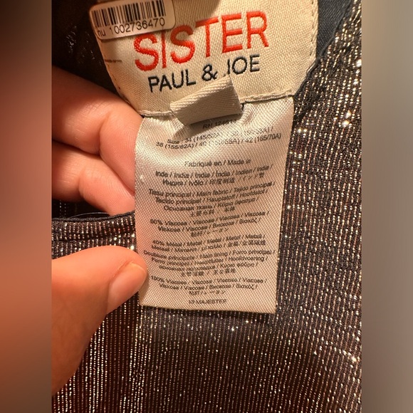 Paul& Joe Sister Majestee Dress Metallic Holiday Resort Cocktail ,size XS/S - Picture 3 of 13